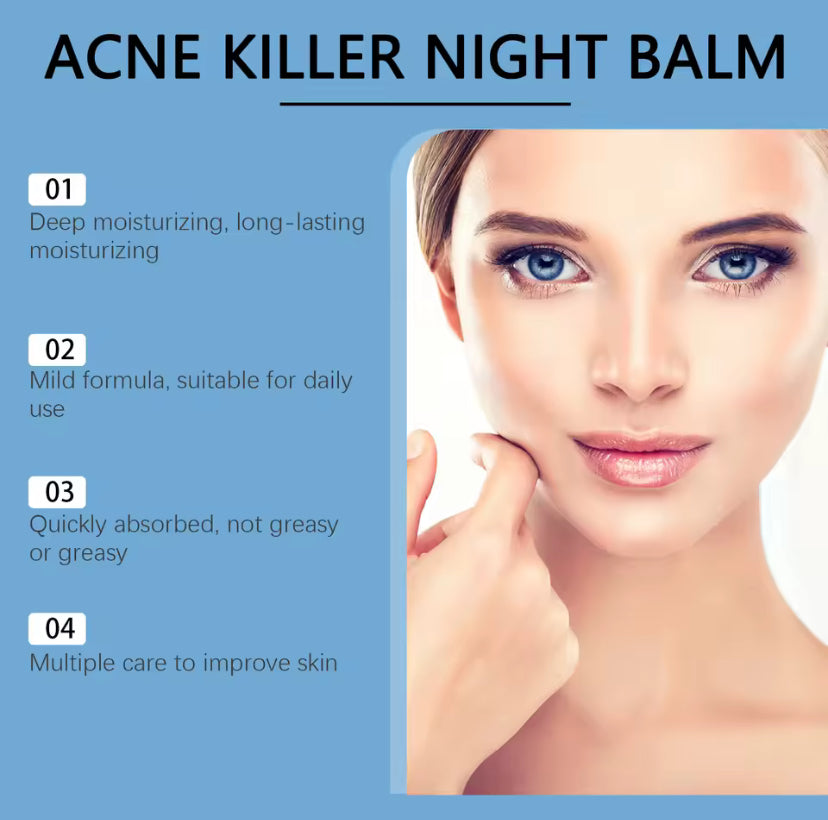Acne Spot Treatment Balm – Overnight Acne & Redness Relief